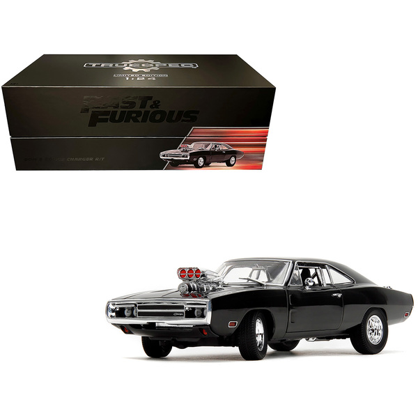 Jada Dom's Black Dodge Charger R/T 1/24 "Fast & Furious"
