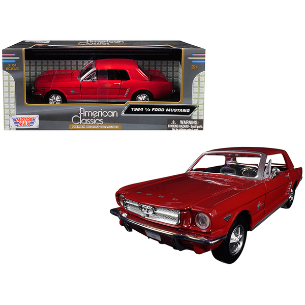 Motormax 1964 1/2 Ford Mustang - Red 1/24 Scale