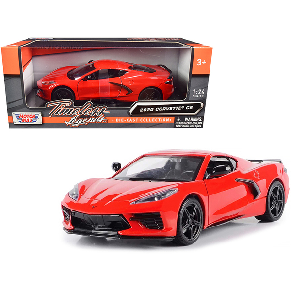 Motormax Chevrolet Corvette C8 Stingray 2020 Red 1/24 Diecast