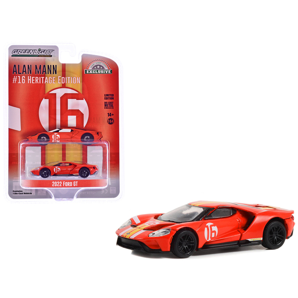 Greenlight 1/64 Alan Mann Tribute Ford GT Heritage Edition