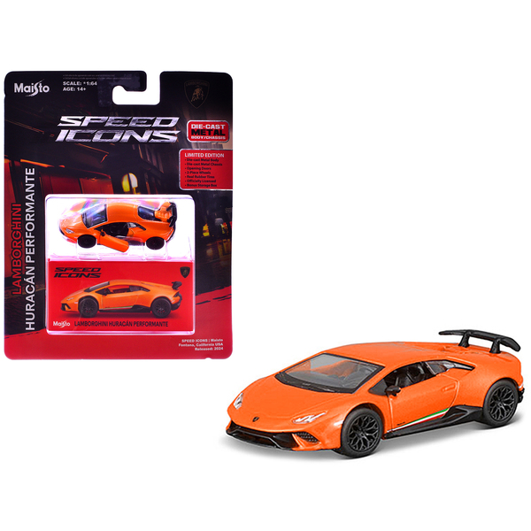 Maisto Lamborghini Huracan Performante - Orange 1/64 Model