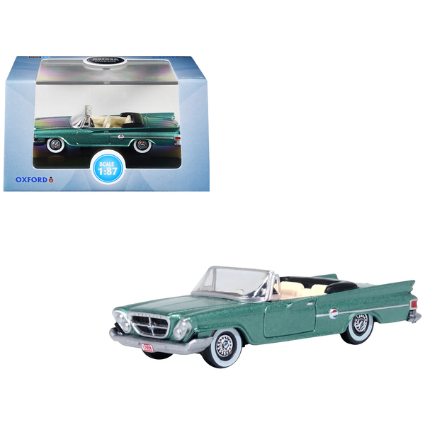 Oxford Diecast 1961 Chrysler 300 Convertible - Pinewood Green Metallic