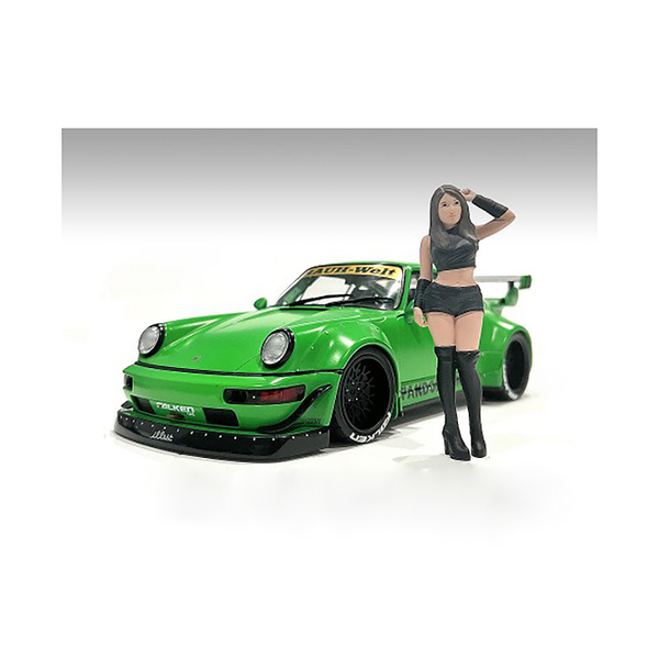 American Diorama Auto Salon Girls Figure 2 - 1/18 Scale