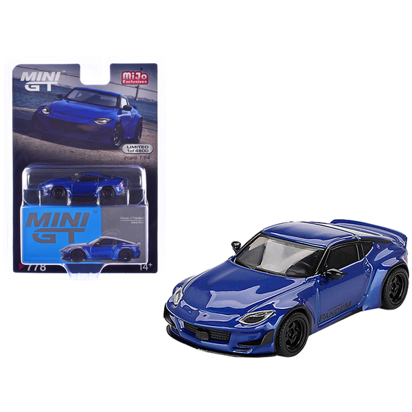 Mini GT Nissan Z Pandem Seiran Blue 1/64 Diecast