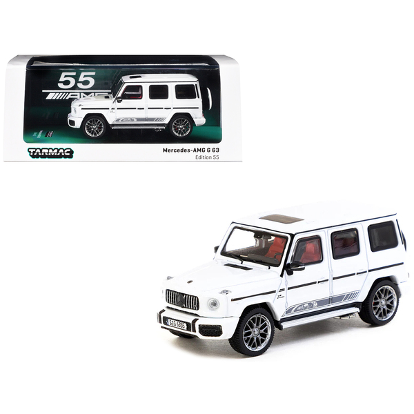 Tarmac Works White "Edition 55" Mercedes-AMG G 63 1/64