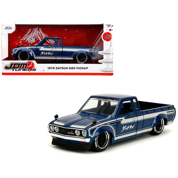 Jada 1972 Datsun 620 Pickup Truck JDM Blue/Cream