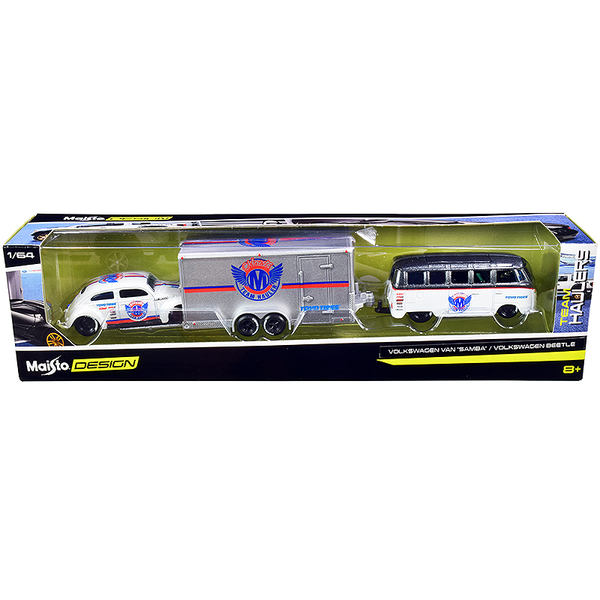 Maisto VW Bus & Beetle Team Hauler Diecast Set - Toyo Tires