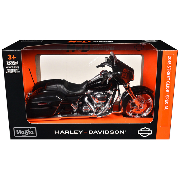 Maisto 2015 Harley-Davidson Street Glide Special Black 1:12