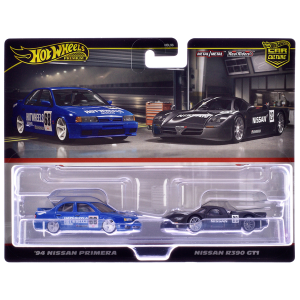 Hot Wheels Nissan Primera RHD & R390 GT1 Set