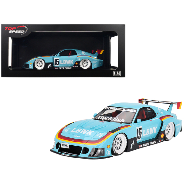 Top Speed Mazda RX-7 LB-Super Silhouette 1/18 Scale Model
