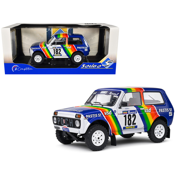 Solido Lada Niva Paris-Dakar Rally 1/18 Scale Model