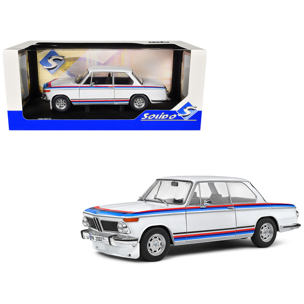 Solido 1971 BMW 2002 Tii Turbo "Evocation" White 1:18