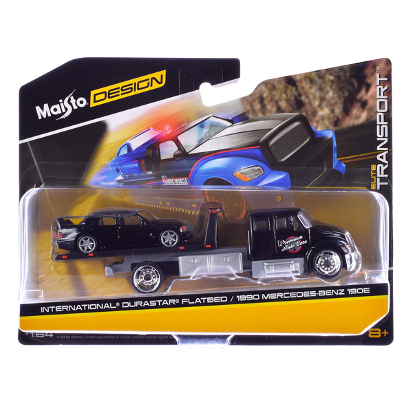 Maisto International Durastar Truck & Mercedes 190E - 1/64