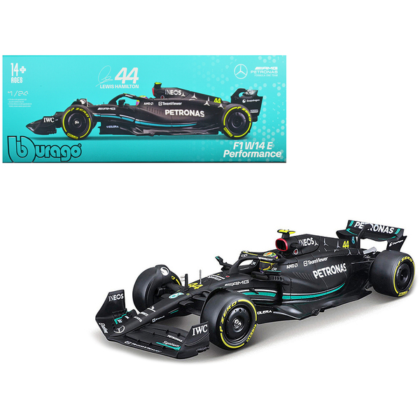 Bburago Mercedes-AMG F1 W14 #44 Lewis Hamilton 1/24 Diecast Car