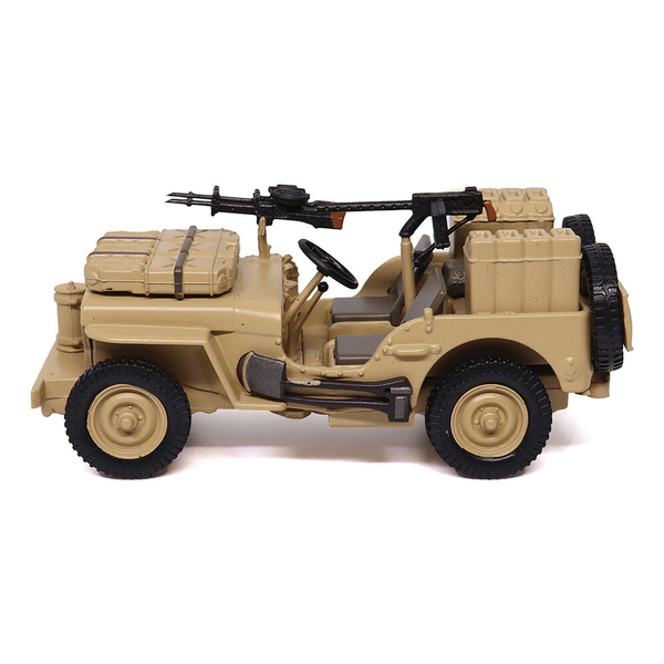 Militaria Die Cast British SAS Jeep - Desert Sand 1/43