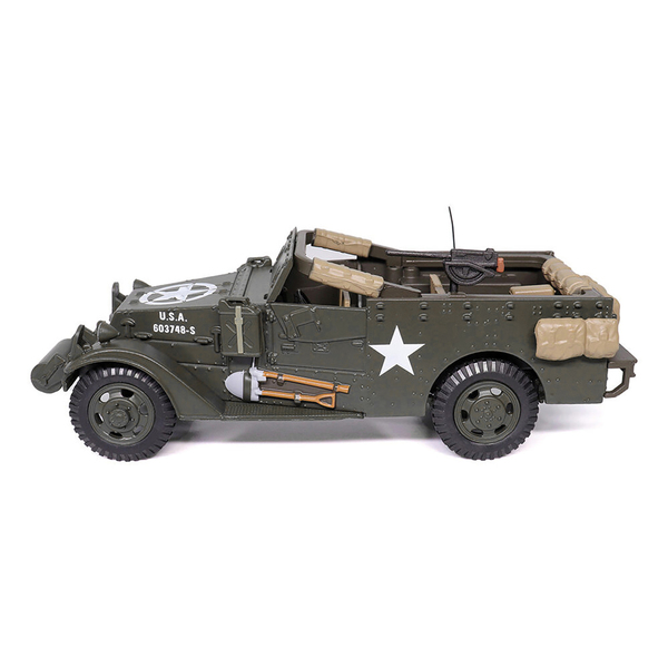 Militaria Die Cast US Army M3 Scout Car - Olive Drab 1/43