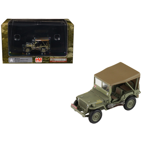 Hobby Master U.S. 1/4 ton Olive Drab Military Vehicle, 1/72