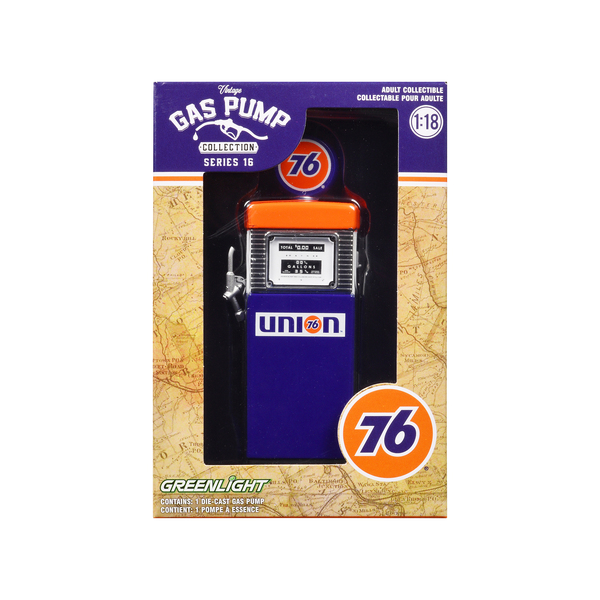 Greenlight 1951 Wayne 505 Gas Pump - Union 76 Blue & Orange