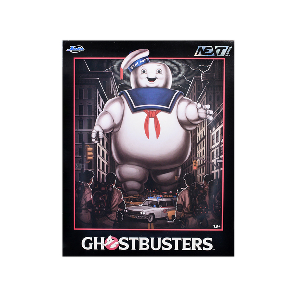 Jada Ghostbusters Stay Puft Marshmallow Man Figure & Nano Ecto-1