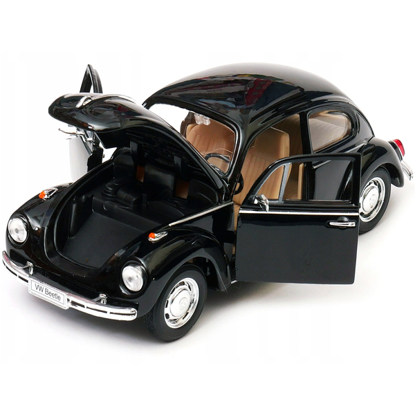 Welly Volkswagen Beetle - Black, 1/24 Scale Diecast