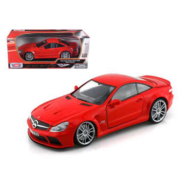 Motormax Mercedes SL65 AMG Black Series Red Diecast - 1/18 Scale