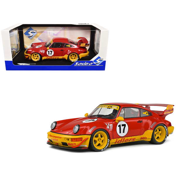 Solido RWB Bodykit #17 "Maty's Idlers" Red & Yellow 1/18