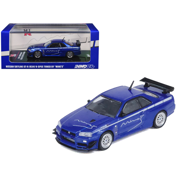 Inno Models 1/64 Nissan Skyline GT-R "Tuned by Mine's" - Blue
