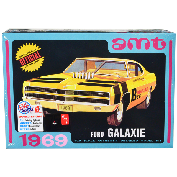 AMT 1969 Ford Galaxie 3-in-1 Model Kit 1/25 Scale