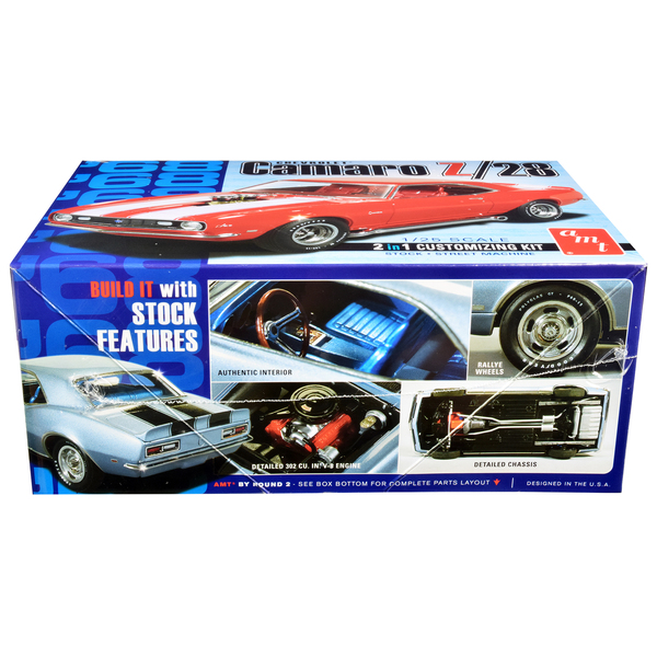 AMT 1968 Chevrolet Camaro Z/28 2-in-1 Model Kit 1/25