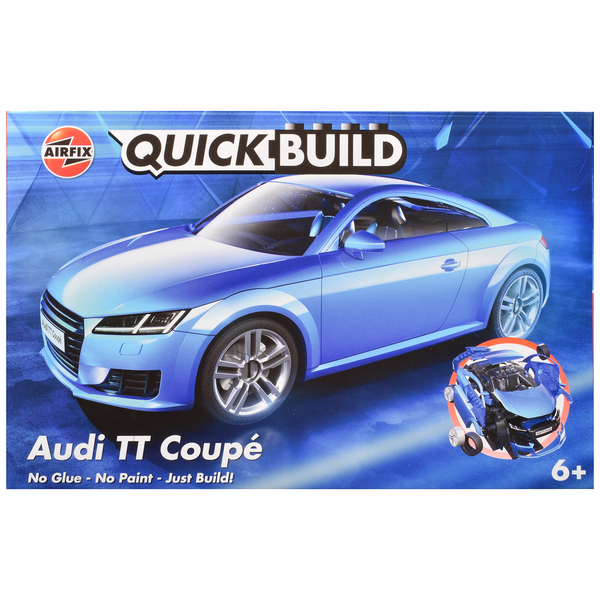 Airfix Quickbuild Audi TT Coupe - Blue 7-inch Model