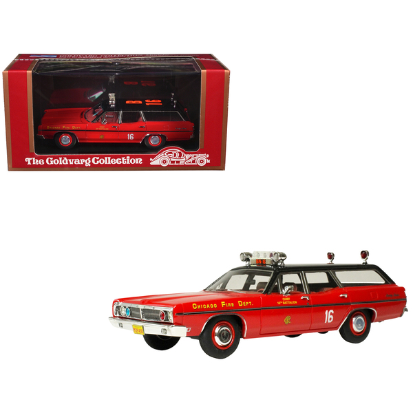 Goldvarg 1:43 1970 Ford Galaxie Chicago Fire Dept Wagon