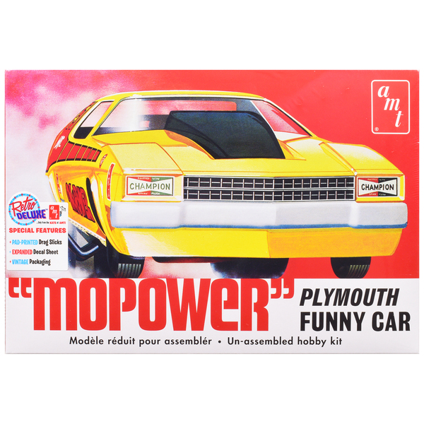 Autoworld Mopower Plymouth Funny Car 1/25 Scale Model Kit
