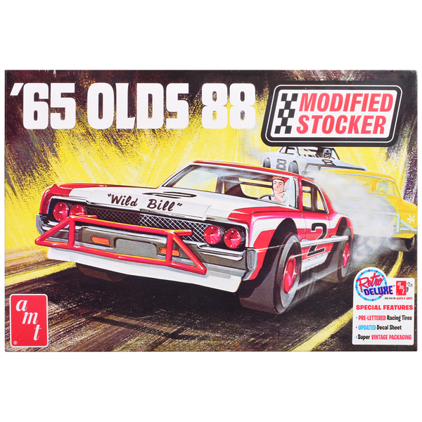 Autoworld 1965 Oldsmobile 88 Modified Stocker 1/25 Model Kit