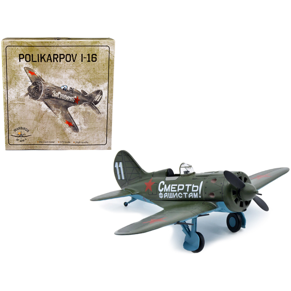 Warbirds of WWII Polikarpov I-16 Fighter 1/72 Diecast