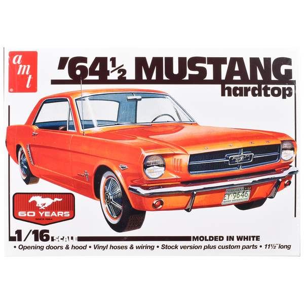 Amt 1964 1/2 Ford Mustang Coupe 1/16 Scale Model Kit