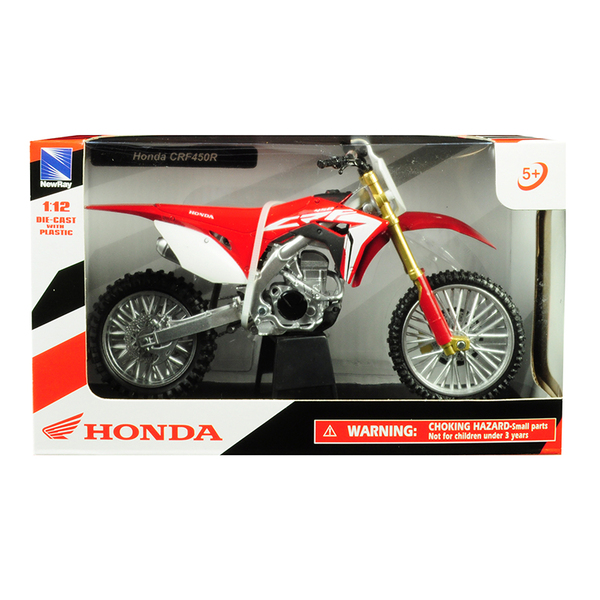 New Ray Honda CRF450R Red 1/12 Diecast Motorcycle