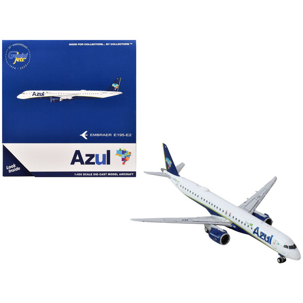 GeminiJets E195-E2 Azul Brazilian Airlines Model - 1/400 Scale