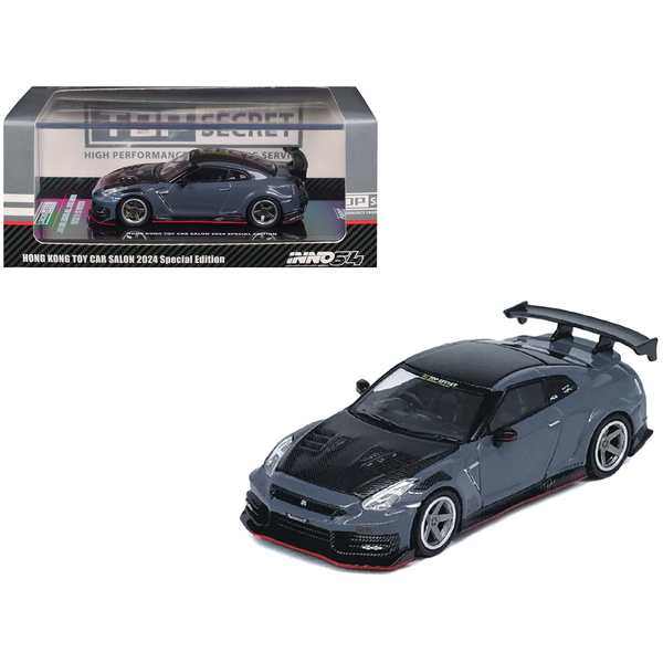 Inno Models Nissan GT-R R35 Nismo 'Top Secret' Gray 1:64 Diecast