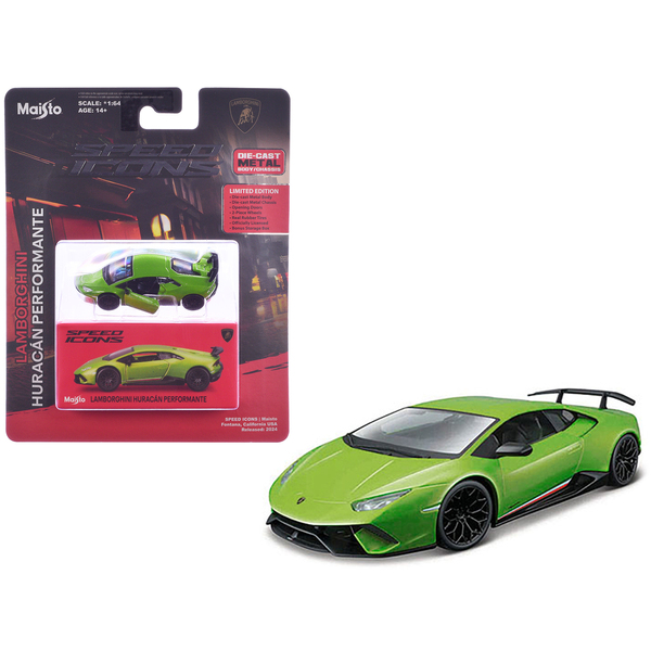 Maisto Lamborghini Huracan Performante Green 1/64 Diecast Model
