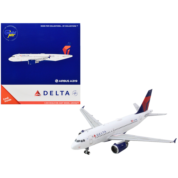 GeminiJets Delta Airbus A319 1/400 Diecast Model