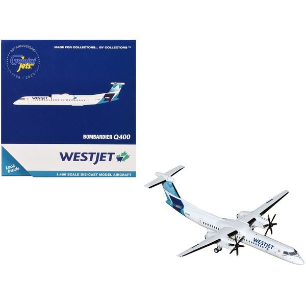 GeminiJets WestJet Q400 (C-FOEN) 1/400 Scale Model
