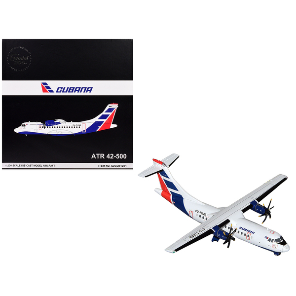GeminiJets ATR 42-500 Cubana CU-T1240 1/200 Diecast Model