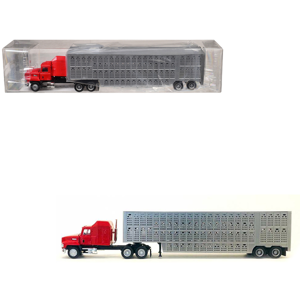 Promotex Mack CH 613 Sleeper Cab & Livestock Trailer 1/87