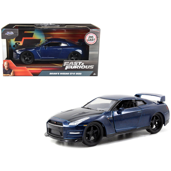 Jada Fast & Furious Brian's Nissan GT-R R35 Blue 1/32 Scale