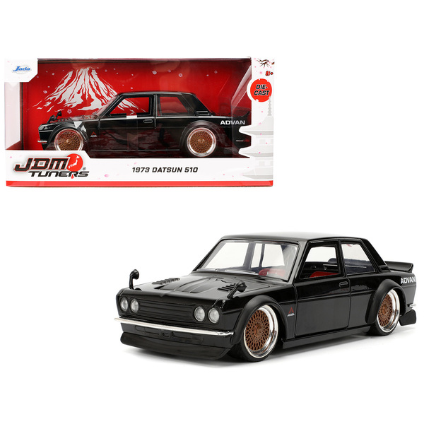Jada 1973 Datsun 510 - Black/Gold 1:24 Scale