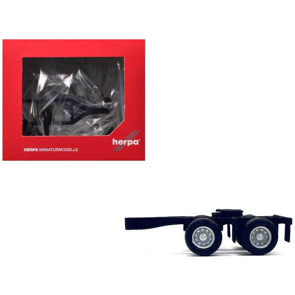 Promotex HO Scale Dual Axle Converter Dolly - Black