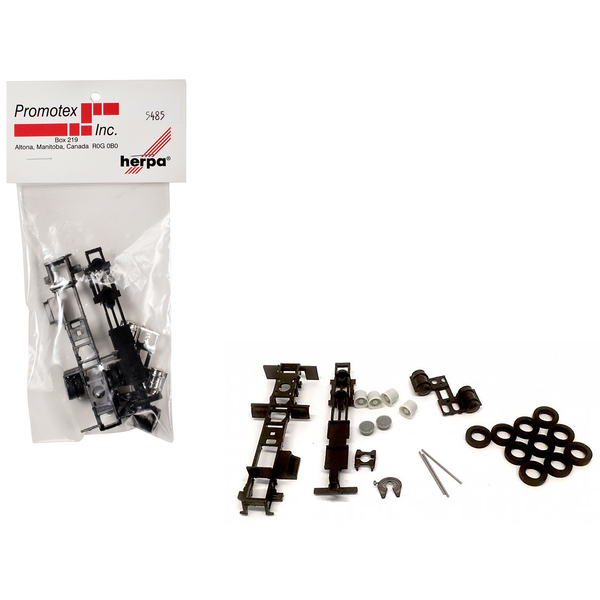 Promotex 3.5" HO Long Chassis Kit for Kenworth, Peterbilt, GMC