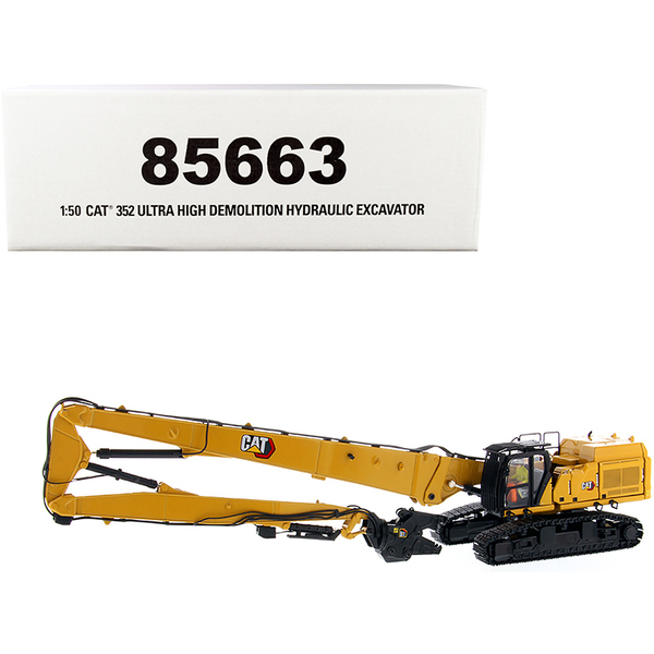 Diecast Masters CAT 352 Demolition Excavator 1/50 Yellow