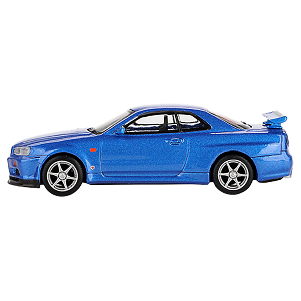 Mini GT Nissan Skyline GT-R R34 Bayside Blue
