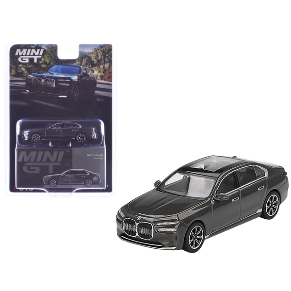 Mini GT BMW i7 xDrive60 Gray Metallic 1/64 Diecast